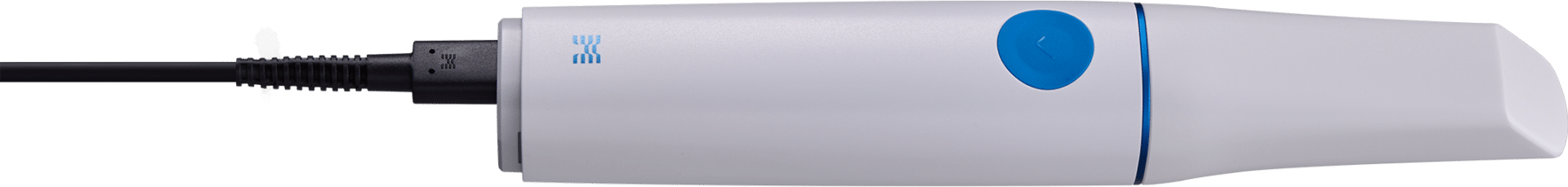 Medit I900 Classic Intraoral Scanner Side View - Medit Intraoral Scanner and Dental Software Vista lateral do scanner intra-oral Medit I900 Classic